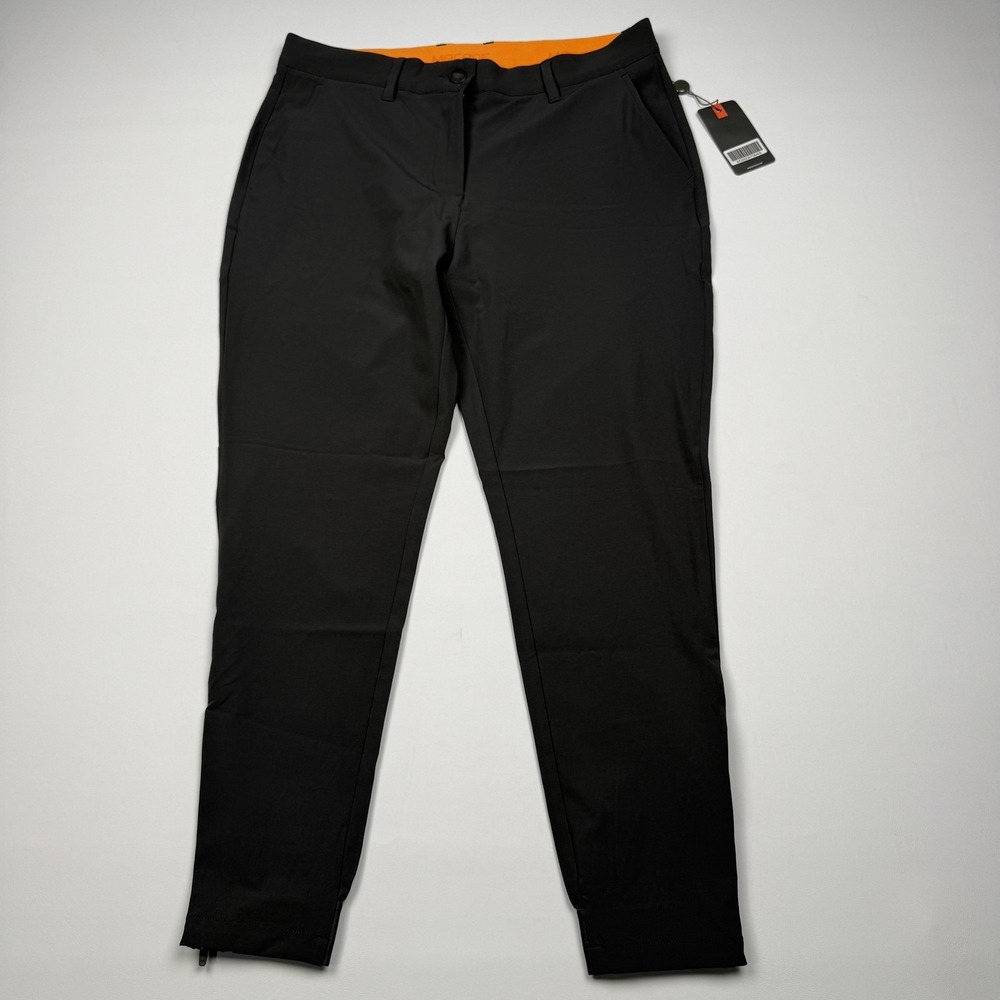 Macade Golf Jogger Pants Mens 32x26 Gray Slim Fit Stretch Tapered Zip Hem